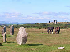 The hurlers stone circle near Minions
